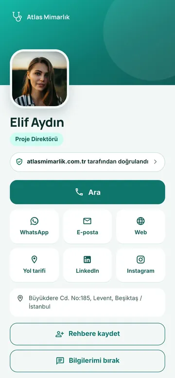 Klinik tasarımı: Camgöbeği başlık, yuvarlak köşeli fotoğraf, büyük randevu düğmesi. Sağlık için.